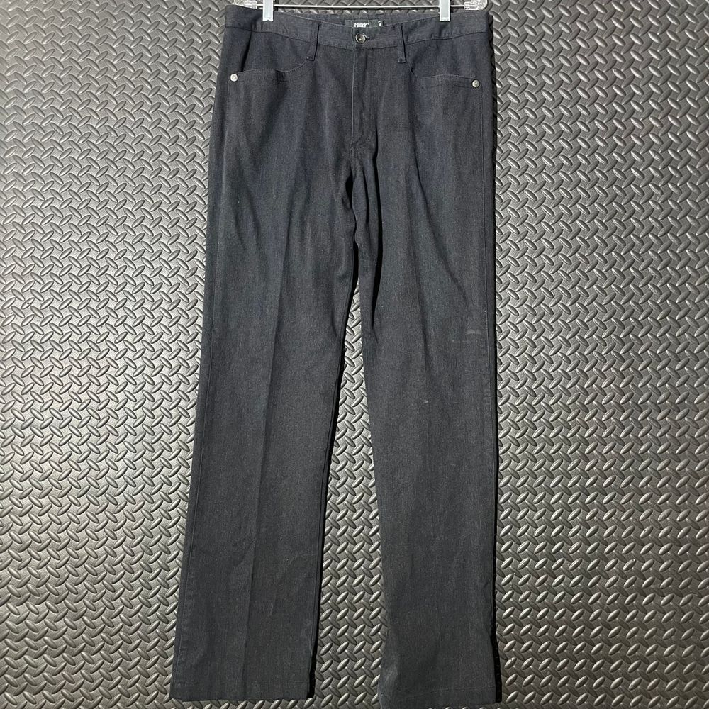 New Man Dark Gray Casual Wear Comfort Flex Fashionable Mens‎ Pants Size 34x34